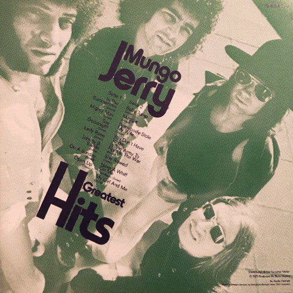 Mungo Jerry : Mungo Jerry's Greatest Hits (LP, Comp)