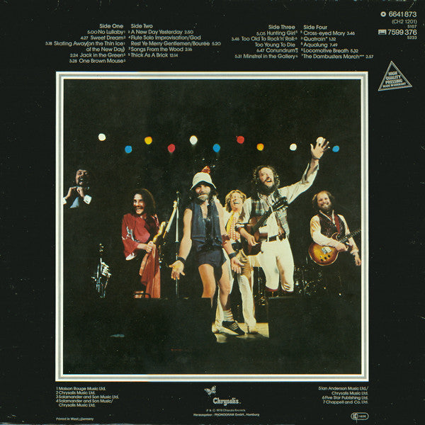 Jethro Tull : Live (Bursting Out) (2xLP, Album, Gat)