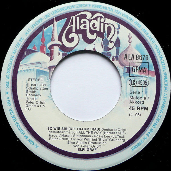 Elfi Graf : So Wie Sie (Die Traumfrau) (7", Single)