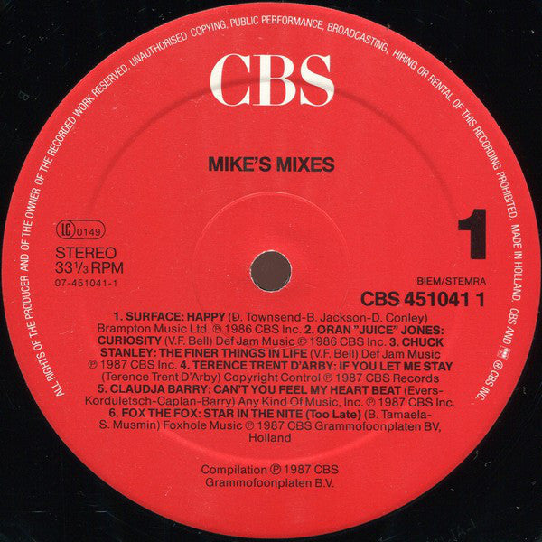 Various : Mike's Mixes (LP, Comp, Ltd, Mixed, Promo)
