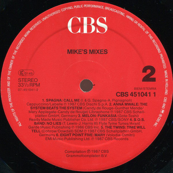 Various : Mike's Mixes (LP, Comp, Ltd, Mixed, Promo)