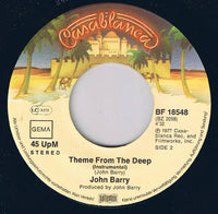 Donna Summer, John Barry : Theme From The Deep (Down, Deep Inside) (7", Single)
