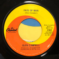 Glen Campbell : Wichita Lineman / Fate Of Man (7", Single, Scr)