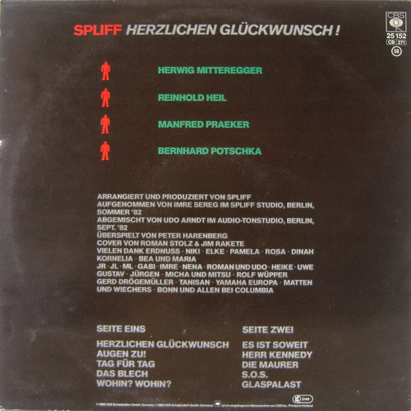 Spliff : Herzlichen Glückwunsch! (LP, Album)