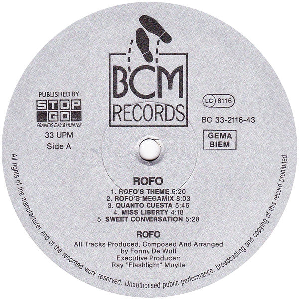 Rofo : The Album / The '88 Remix Album (LP, Album)