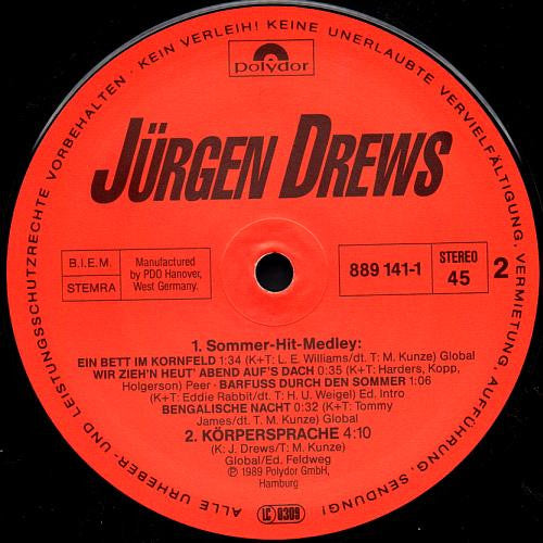 Jürgen Drews : Irgendwann, Irgendwo, Irgendwie (Seh'n Wir Uns Wieder) (12", Maxi)