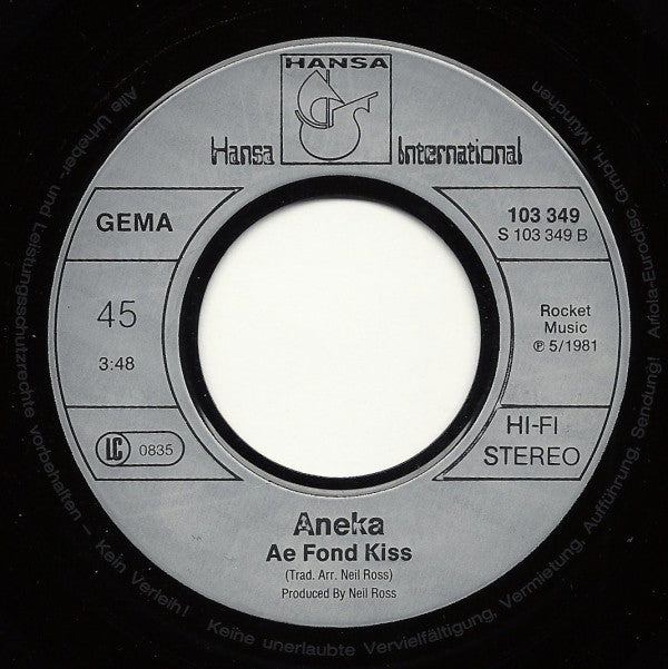 Aneka : Japanese Boy (7", Single, Inj)