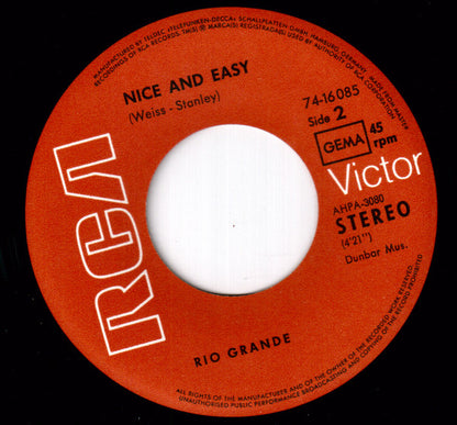 Rio Grande (4) : Before My Time (7", Single)