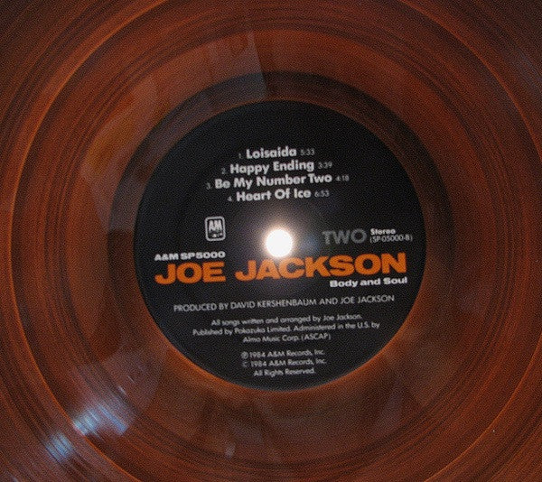 Joe Jackson : Body And Soul (LP, Album, Mon)