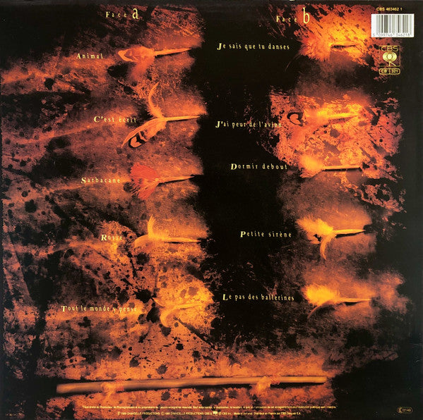 Francis Cabrel : Sarbacane (LP, Album)