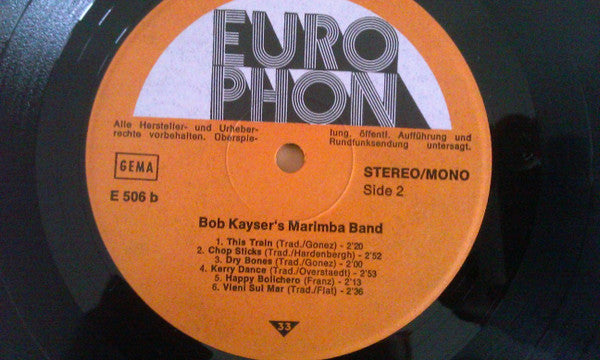 Orchester Frank Pleyer, Bob Kayser's Marimba Band : Orchester Frank Pleyer/Bob Kayser's Marimba Band (LP, Album)