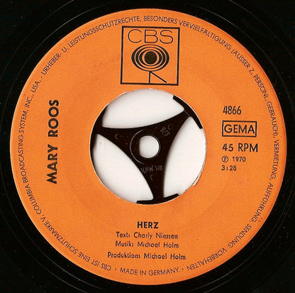 Mary Roos : Arizona Man / Herz (7", Single)