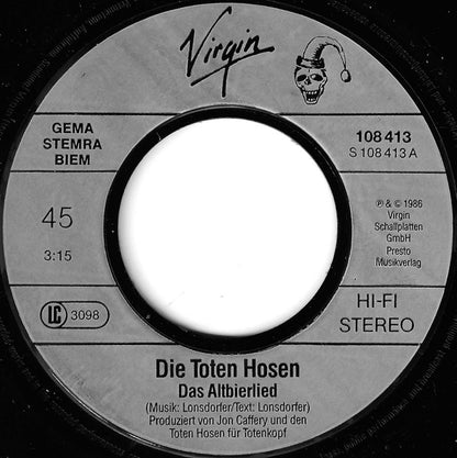 Die Toten Hosen : Das Altbier Lied (7", Single)