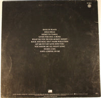 AC/DC : Back In Black (LP, Album, Club)