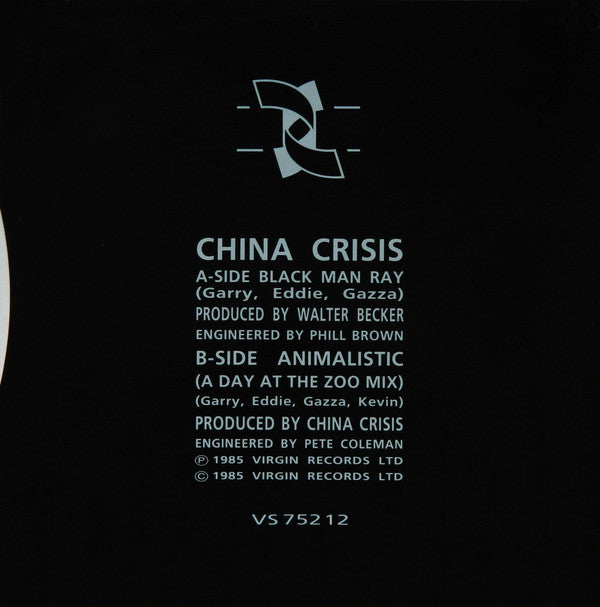 China Crisis : Black Man Ray (12", Single)