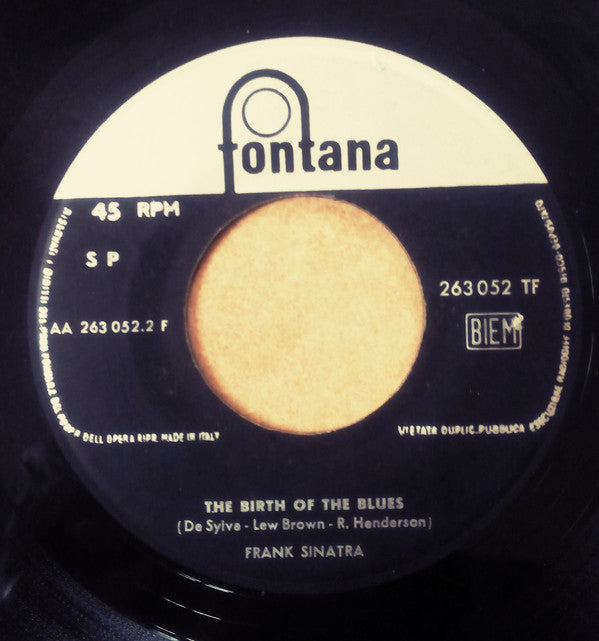 Frank Sinatra : Castle Rock / The Birth Of The Blues (7", Single)