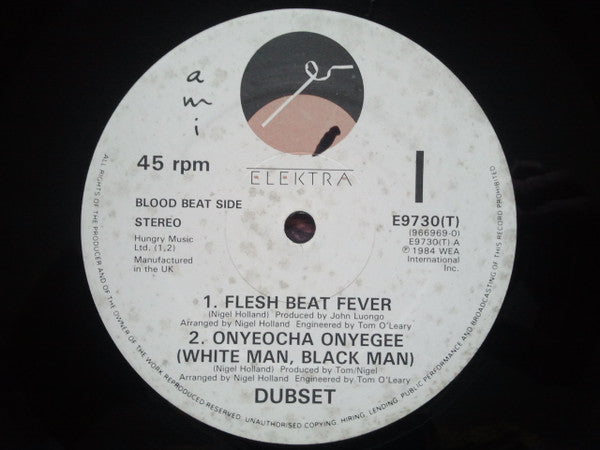 Dubset : Flesh Beat Fever (12")