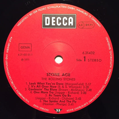 The Rolling Stones : Stone Age (LP, Album, Comp)