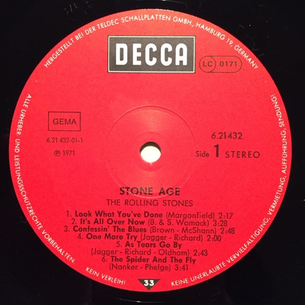 The Rolling Stones : Stone Age (LP, Album, Comp)