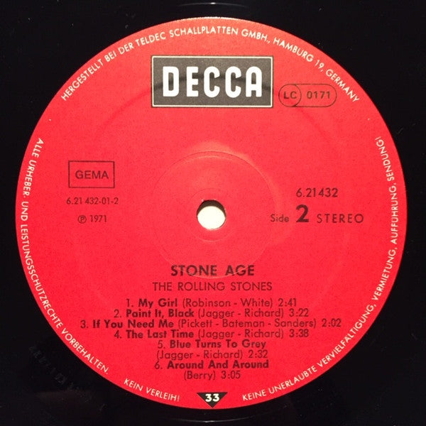The Rolling Stones : Stone Age (LP, Album, Comp)