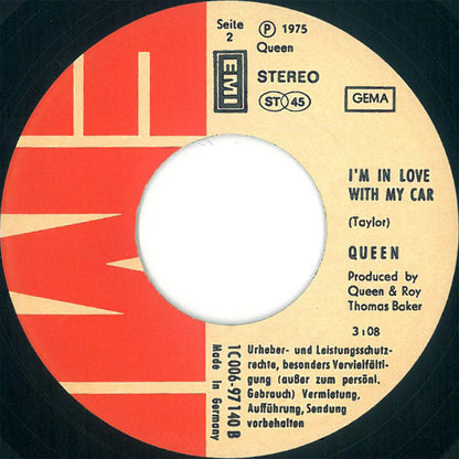 Queen : Bohemian Rhapsody (7", Single, Blu)