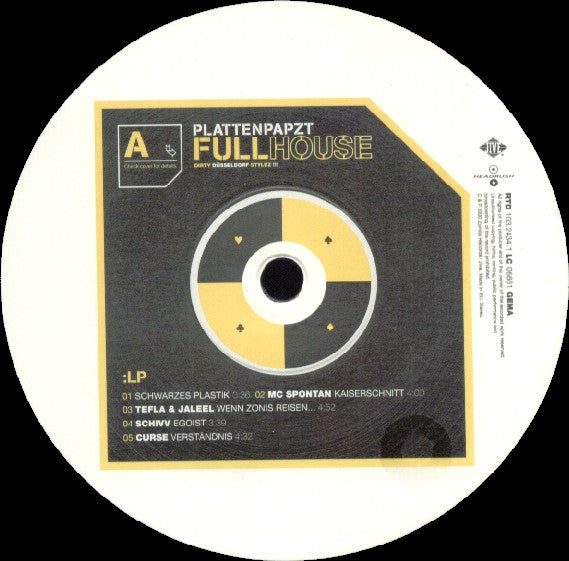 Plattenpapzt : Full House (2xLP, Album, Comp)