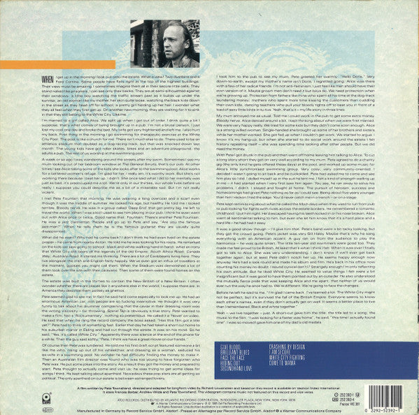 Pete Townshend : White City (A Novel) (LP, Album)