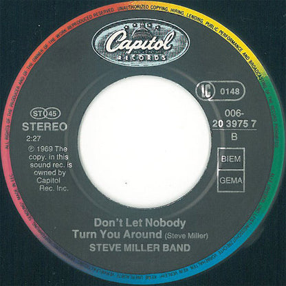 Steve Miller Band : The Joker (7", Single)