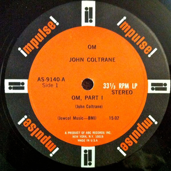 John Coltrane : Om (LP, Album, RE, Gat)