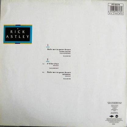 Rick Astley : Take Me To Your Heart (12", Maxi)