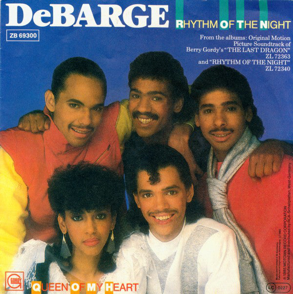 DeBarge : Rhythm Of The Night (7", Single)