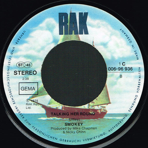 Smokey* : Don't Play Your Rock'n Roll To Me (7", Single)