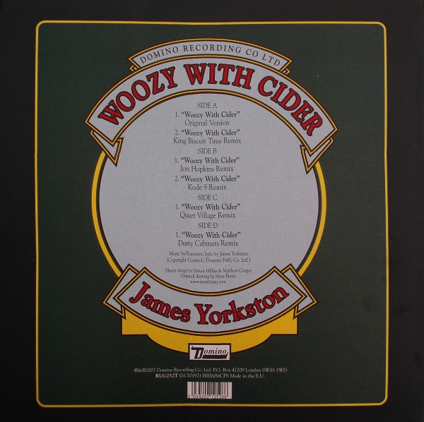 James Yorkston : Woozy With Cider (2x12")