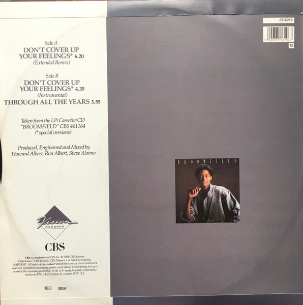 Broomfield : Don't Cover Up Your Feelings (12")