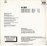 16 Bit : Where Are You? (12", Maxi)