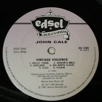 John Cale : Vintage Violence (LP, Album, RE)