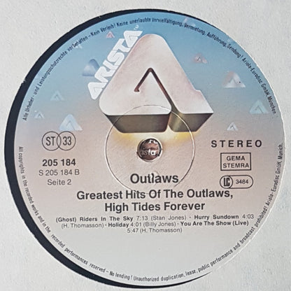 Outlaws : Greatest Hits Of The Outlaws, High Tides Forever (LP, Comp)