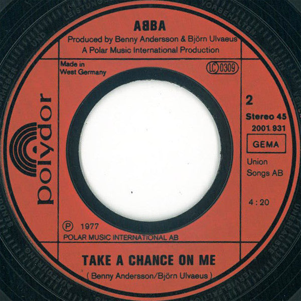 ABBA : I Have A Dream (7", Single)