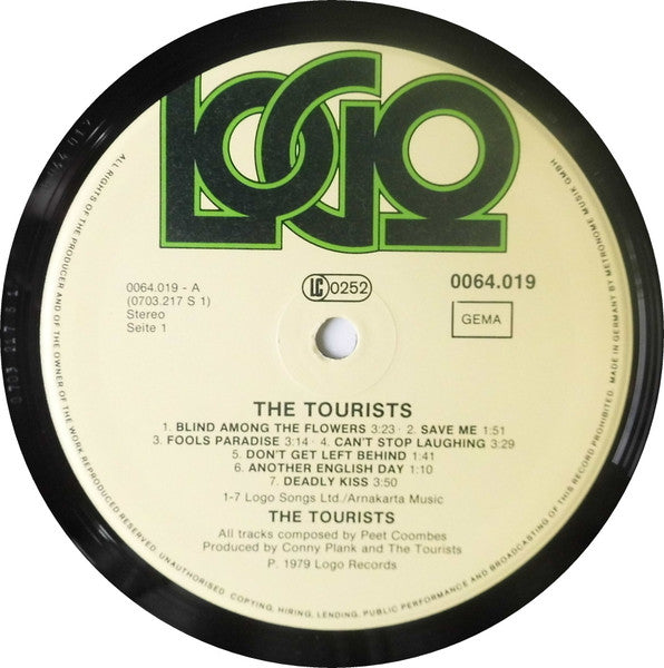 The Tourists : The Tourists (LP, Album)
