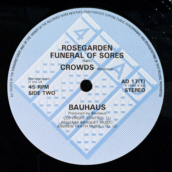 Bauhaus : Telegram Sam (12", Single)