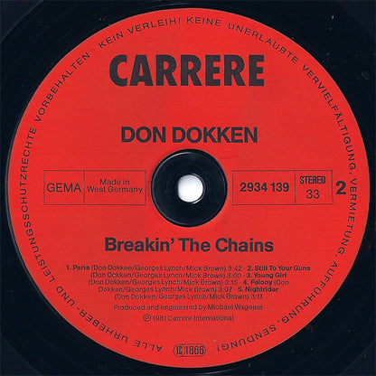 Don Dokken* : Breakin' The Chains (LP, Album)