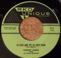 Tommy Mara With Joe Leahy Orchestra : So Rich and Yet So Very Poor / Nobody Understands Me (7", Single)