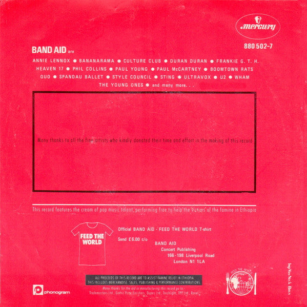 Band Aid : Do They Know It's Christmas? (7", Single)