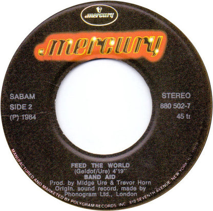 Band Aid : Do They Know It's Christmas? (7", Single)
