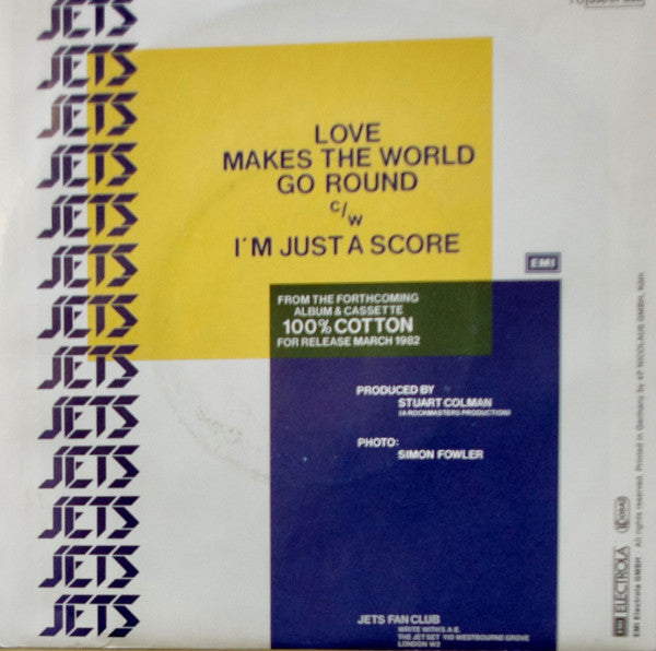 The Jets (2) : Love Makes The World Go Round (7", Single)