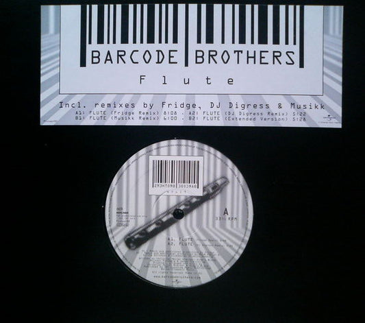 Barcode Brothers : Flute (12", Promo)