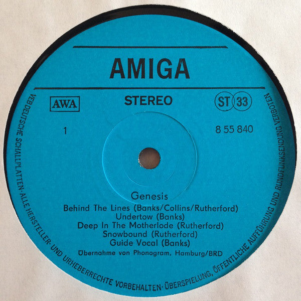 Genesis : Genesis (LP, Comp, RP, Blu)