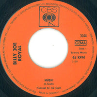 Billy Joe Royal : Hush / Watching From The Bandstand (7", Single)