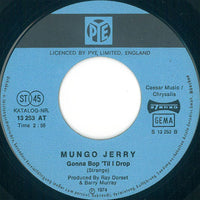 Mungo Jerry : Long Legged Woman Dressed In Black (7", Single)