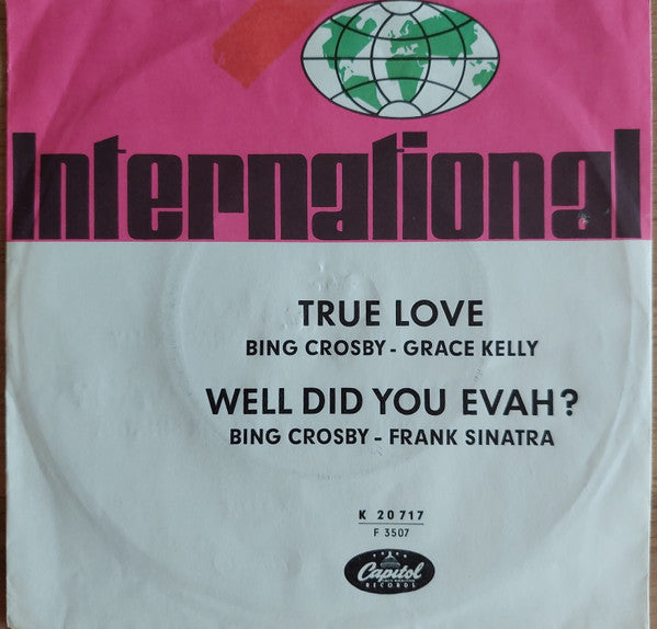 Bing Crosby : True Love / Well Did You Evah? (7", Single, RE)